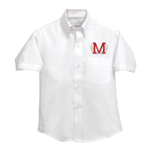 MMA BOY'S SHORT SLEEVE OXFORD SHIRT (OPTIONAL)