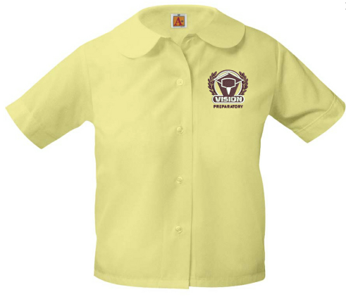 BLUSA PETER PAN VPCS M/C - AMARILLA