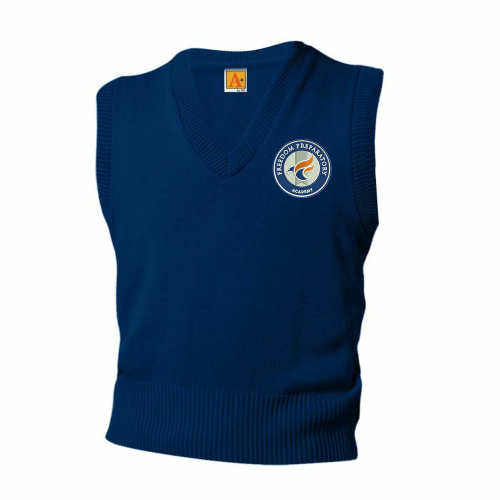 Chaleco unisex clásico con cuello en V FPA, color azul marino (opcional)