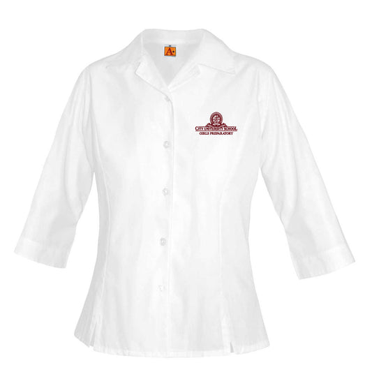 Blusa de princesa de manga 3/4 para niñas (tallas pequeñas)