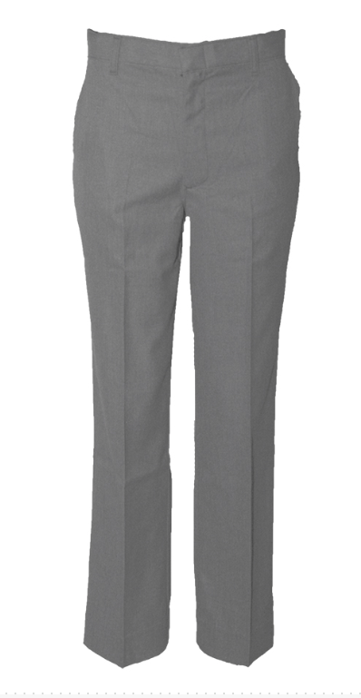 MARK TWAIN FLAT FRONT DRESS PANTS - GREY (YOUTH) - REQUIRED